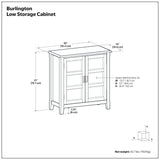 Burlington - Handcrafted Low Storage Cabinet
