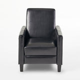 Upholstered Push Back Recliner Chair For Living Room