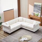 Streamline Modern L-Shaped Corner Sofa