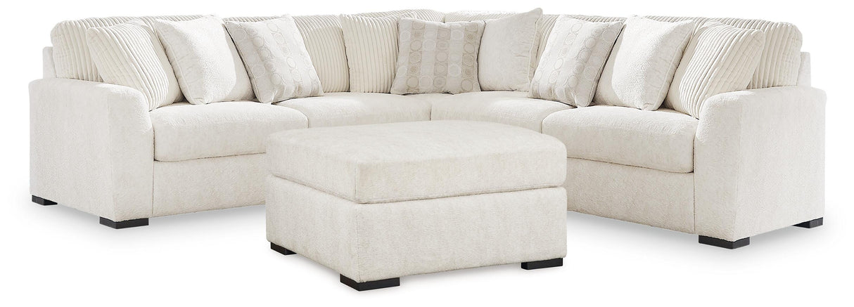 Chessington 3-Piece Sectional and Ottoman - 61904U3