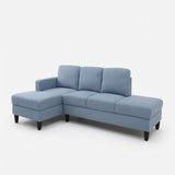 L - Shaped Sectional Sofa With Chaise & Ottoman