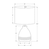 Lighting, Modern Table Lamp - Cream