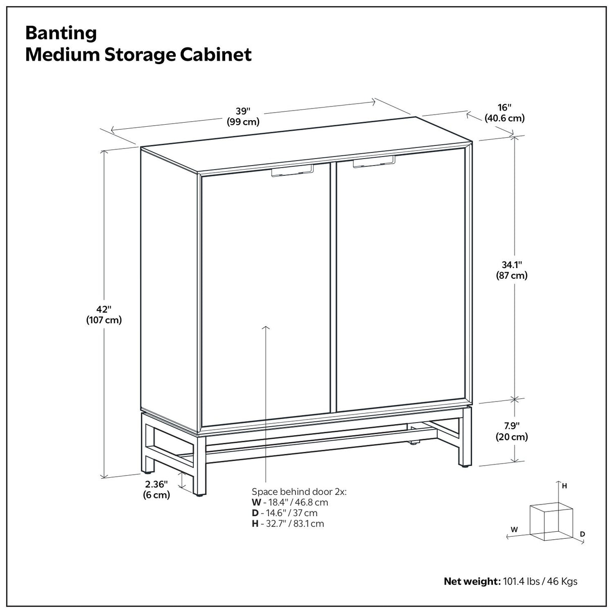 Banting - Storage Cabinet