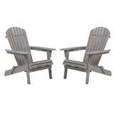 Oversize Outdoor Folding Adirondack Chair, Patio Chair For Garden