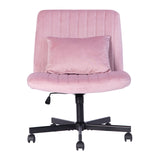 Criss Cross Office Chair With Adjustable Height, Ergonomic Design