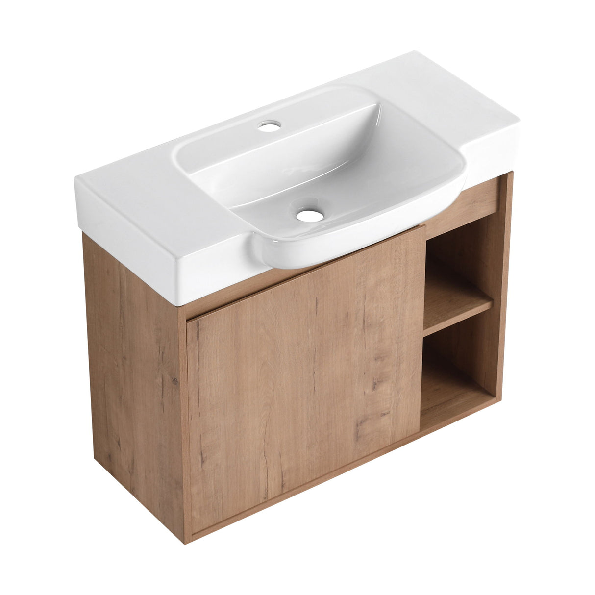 Wall Mounted Bathroom Vanity & Sink & Soft Close Door