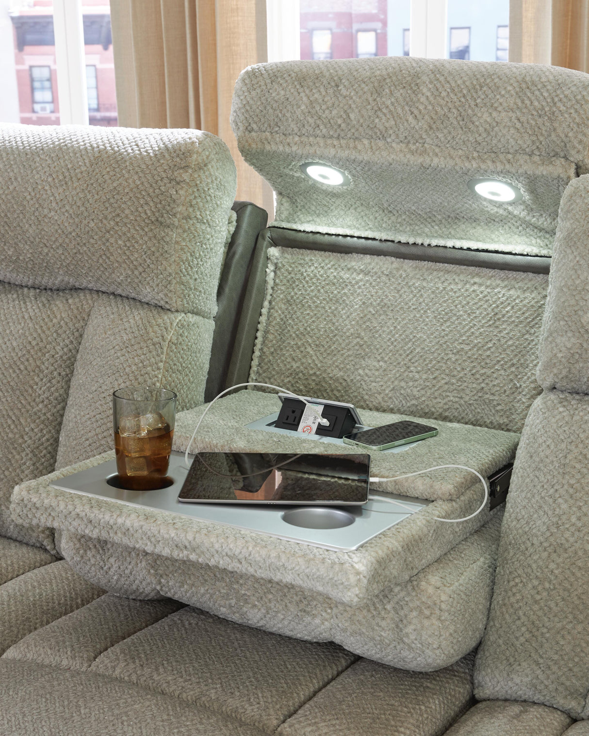Branthorpe Power Reclining Sofa and Loveseat - PC63204U1