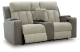 WhipLash Power Reclining Loveseat with Console - PC6320418