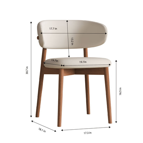 Dining Chairs For Dining Room (Set of 2) - White