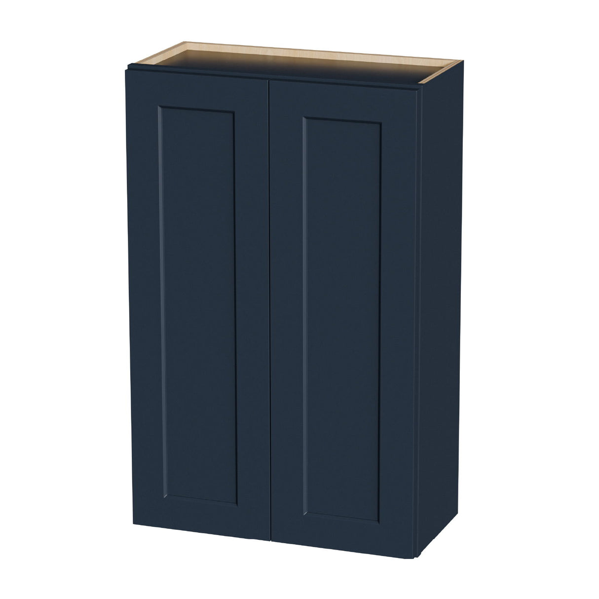 Shaker Wall Cabinet With Soft Close Hinges, Adjustable Shelves, Double Door