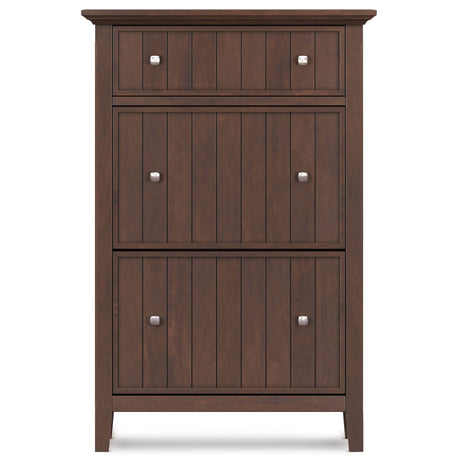 Acadian - Entryway Shoe Storage Cabinet - Brown