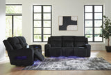 Belvarrow Power Reclining Sofa and Loveseat - PC64202U1