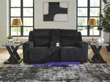 Forest Lake Power Reclining Loveseat with Console - PC6420218