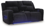 Belvarrow Power Reclining Sofa and Loveseat - PC64202U1