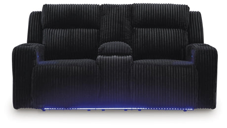 Belvarrow Power Reclining Sofa and Loveseat - PC64202U1