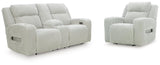 Forest Lake Power Reclining Loveseat and Power Recliner - PC64203U1