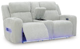 Carvara Power Reclining Sofa and Loveseat - PC64203U2