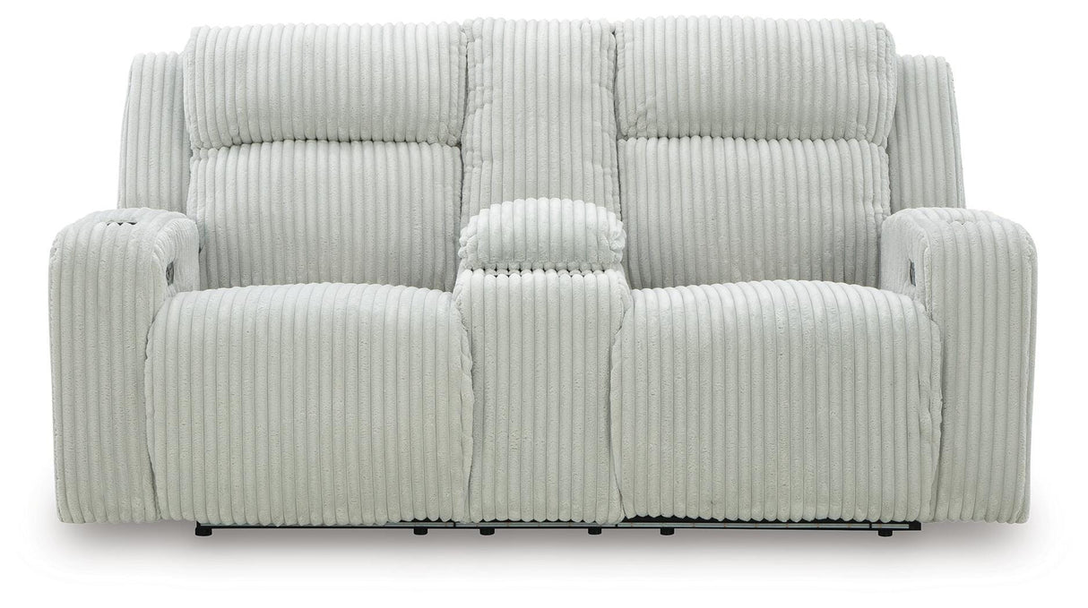 Carvara Power Reclining Sofa and Loveseat - PC64203U2