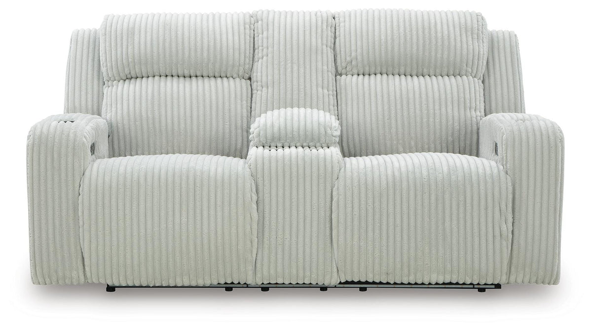 Carvara Power Reclining Sofa and Loveseat - PC64203U2
