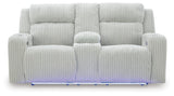 Carvara Power Reclining Sofa and Loveseat - PC64203U2