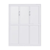 Queen Murphy Bed, Foldable Wall Bed, Space Saving Design For Bedrooms - White
