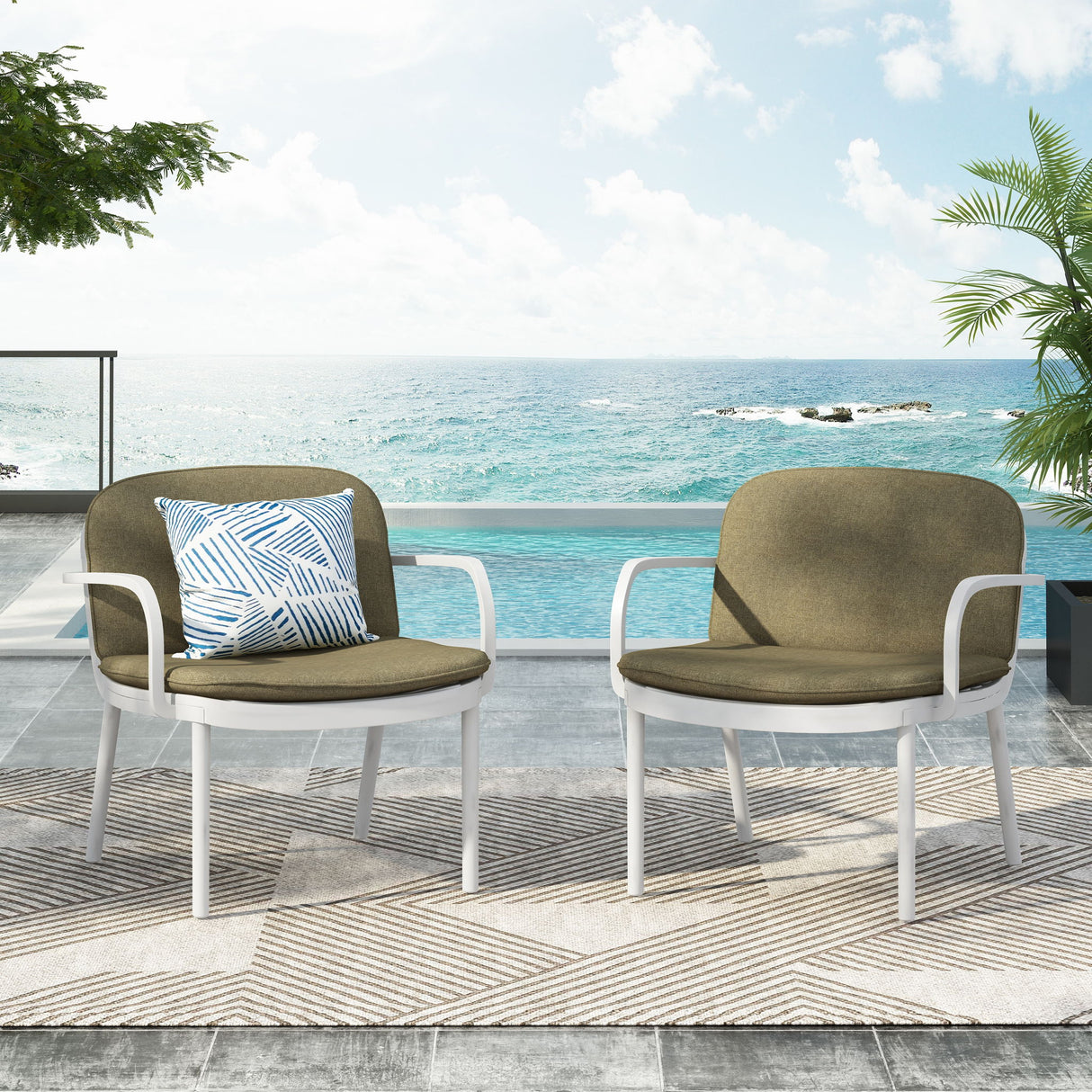 Luna - Outdoor Club Chair (Set of 2)