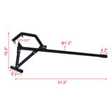 Timberjack Triple Thick Log Lifter Heavy-Duty Log Jack - Black