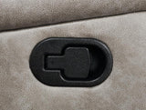 Greer Upholstered Motion Reclining Loveseat Taupe - 651352