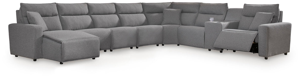 Modmax II 8-Piece Power Reclining Sectional with Console - 65906S47