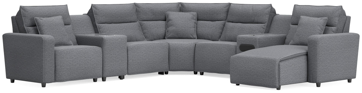 Modmax II 7-Piece Power Reclining Sectional with Chaise and Audio System - 65906S45