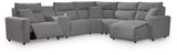 Modmax II 6-Piece Power Reclining Sectional with Chaise and Console - 65906S6