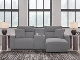 Modmax II 3-Piece Power Reclining Sectional with Chaise and Console - 65906S4