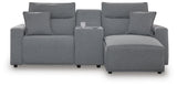 Modmax II 3-Piece Power Reclining Sectional with Chaise and Console - 65906S4