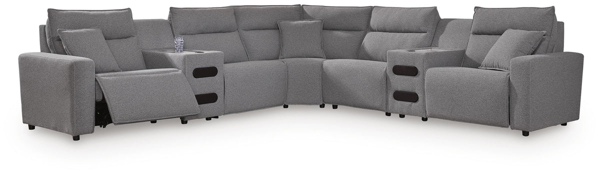 Modmax II 7-Piece Power Reclining Sectional with Audio Consoles - 65906S9