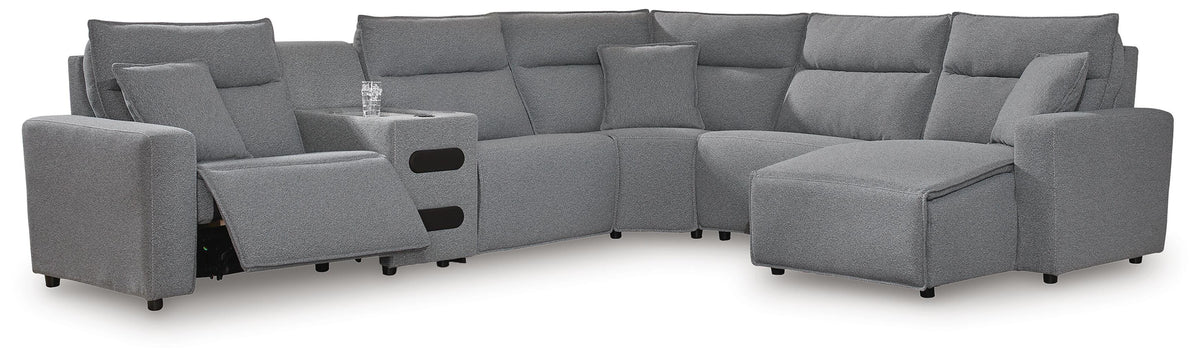 Modmax II 6-Piece Reclining Sectional with Chaise and Audio Console - 65906S28