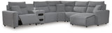 Modmax II 6-Piece Reclining Sectional with Chaise and Audio Console - 65906S28