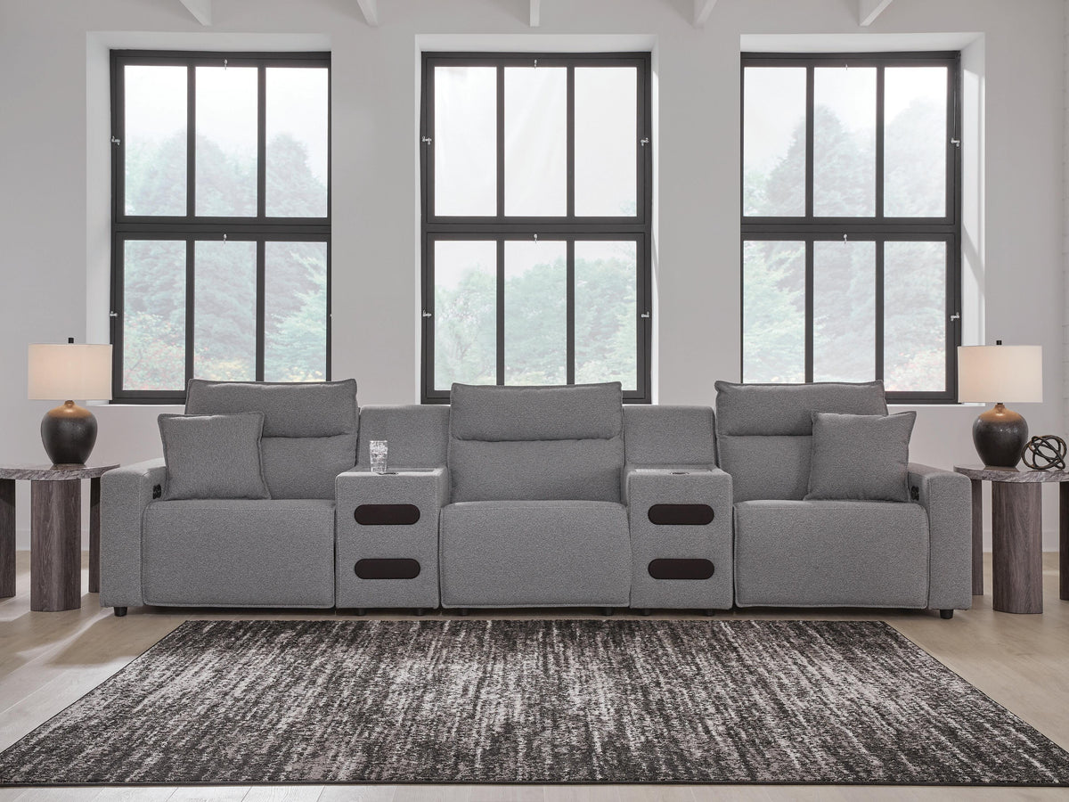 Modmax II 5-Piece Power Reclining Sectional with Audio Consoles - 65906S13