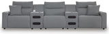 Modmax II 5-Piece Power Reclining Sectional with Audio Consoles - 65906S13