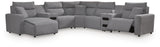 Modmax II 7-Piece Power Reclining Sectional with Chaise and Audio Consoles - 65906S20