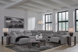 Modmax II 7-Piece Power Reclining Sectional with Chaise and Audio Consoles - 65906S20