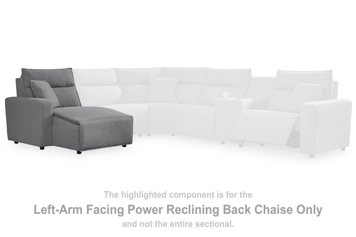 Modmax II Left-Arm Facing Power Reclining Back Chaise - 6590679