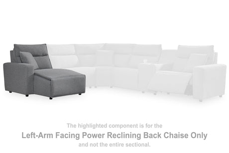Modmax II Left-Arm Facing Power Reclining Back Chaise - 6590679