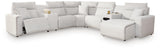 Modmax II 7-Piece Power Reclining Sectional with Chaise and Audio Console - 65907S45