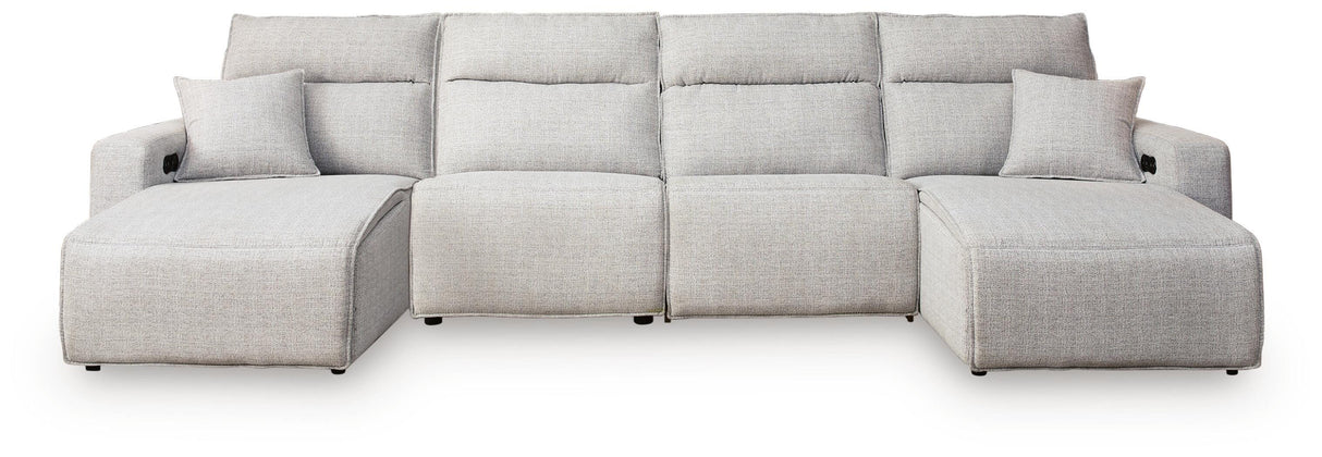 Modmax II 4-Piece Reclining Sectional with Double Chaise - 65907S37