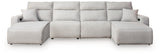 Modmax II 4-Piece Reclining Sectional with Double Chaise - 65907S37