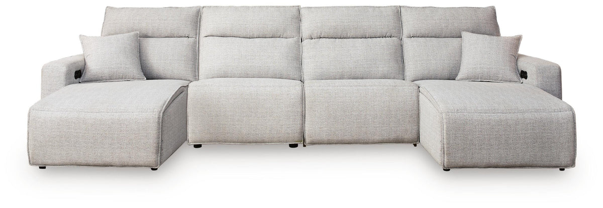 Modmax II 4-Piece Reclining Sectional with Double Chaise - 65907S37