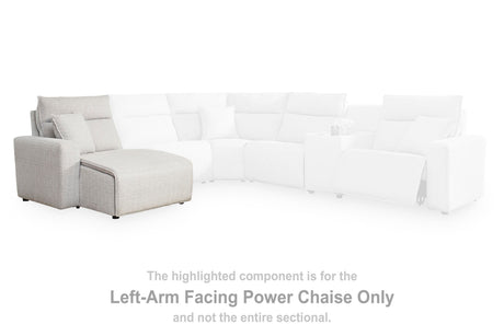 Modmax II Left-Arm Facing Power Chaise - 6590779