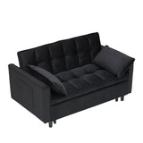 Sofa Bed With Pockets, 3 In 1 Convertible For Living Room