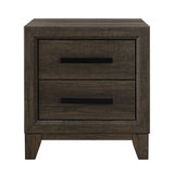 Harry - Nightstand With 2 Drawers - Brown