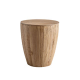 Vintage Style Barrel Coffee Table With Storage